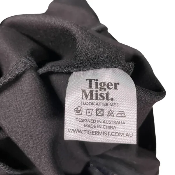 Tiger Mist Black Spaghetti Tie Strap Swing Tank Top‎ Size XS - Image 10