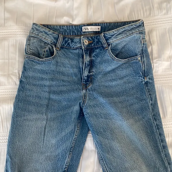 Zara flared ripped jeans - Image 2