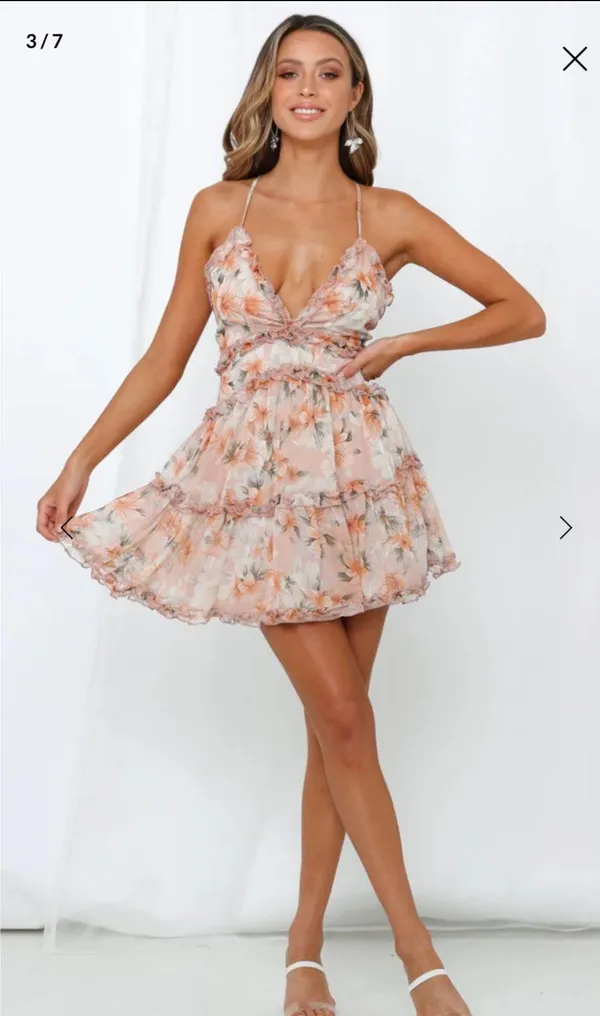 Hello Molly Dress Mini Nude Pink - Image 2
