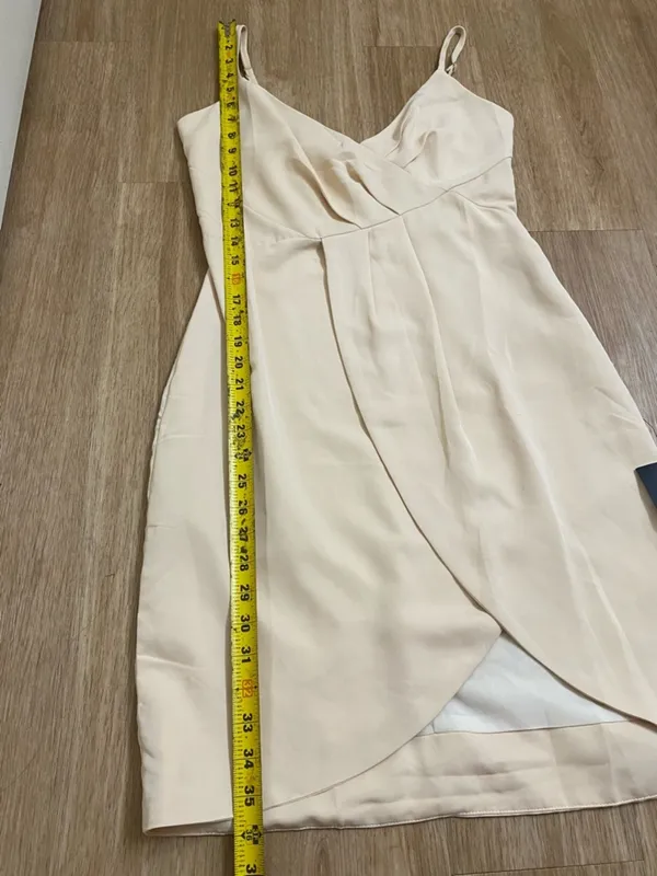 Lulu's Beige Wrap-Front Midi Dress - Image 6