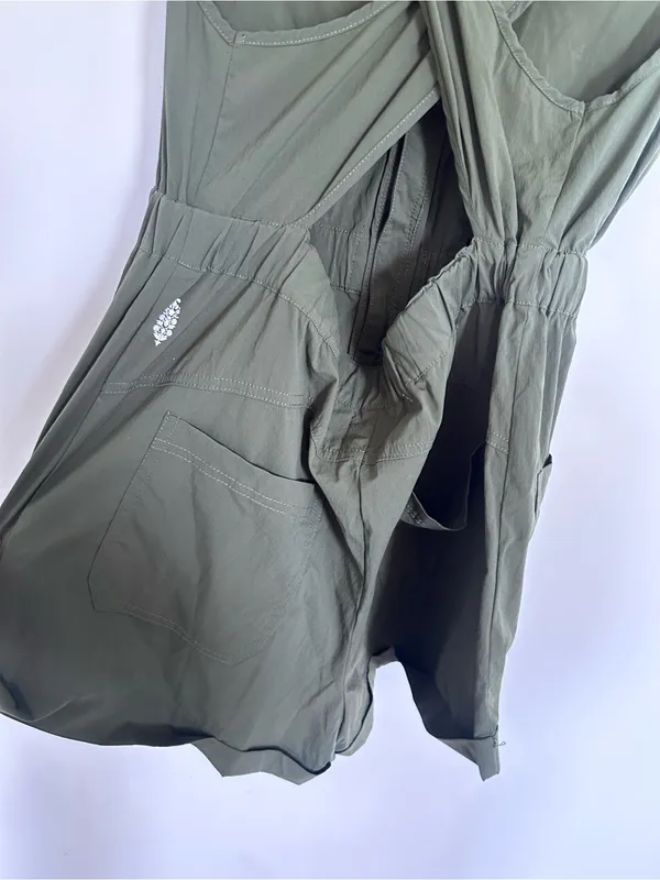 Free‎ People Green Free People Movement Back On Trek Romper Size Small - Image 7