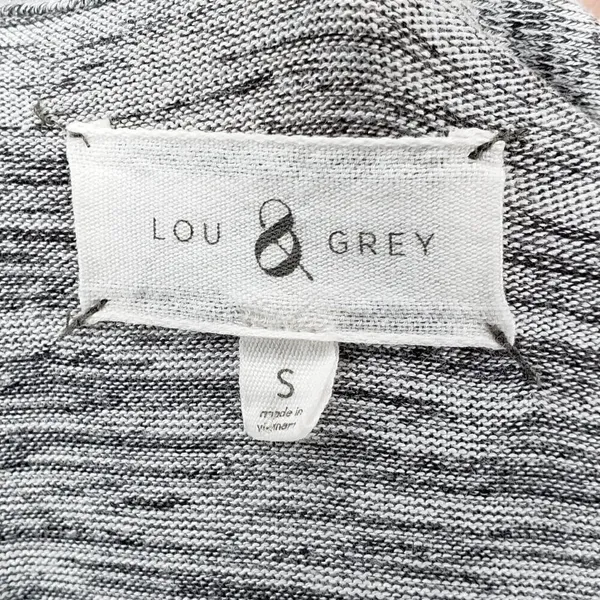 Lou & Grey Heathered Gray Soft Stretchy Comfy Light Maxi Dress - Image 4