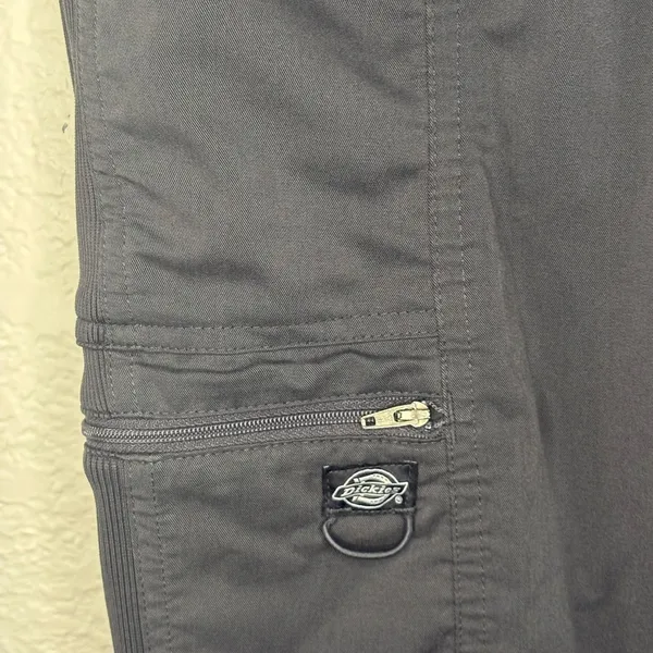 Dickies‎ Dynamix Jogger Scrub Pants XS Charcoal Gray DK155 Cargo Pockets - Image 4