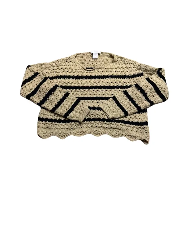 🧶 House of Harlow 1960 Size M Crochet Knit Striped Sweater Shorts Set 🧶 - Image 7