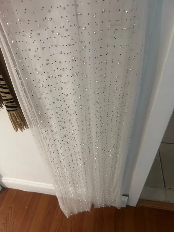 Transparent Dress with pearls - Image 4
