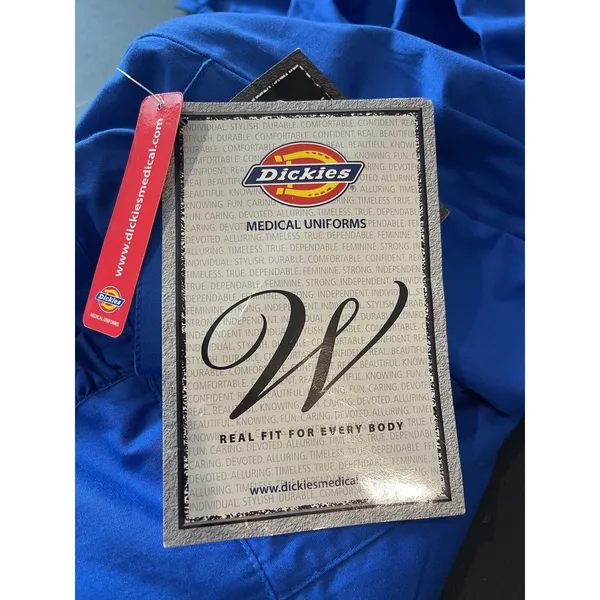Dickies Royal Blue Wide Leg Scrubs Medical Uniform Bottoms Pants XL NWT - Image 11