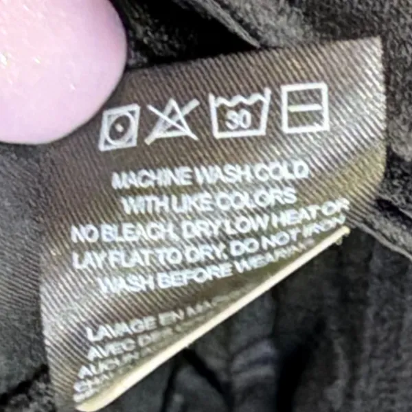 Cuts Clothing Essential Pant S Short Black Pleated Wide Leg Business Trouser NEW - Image 14