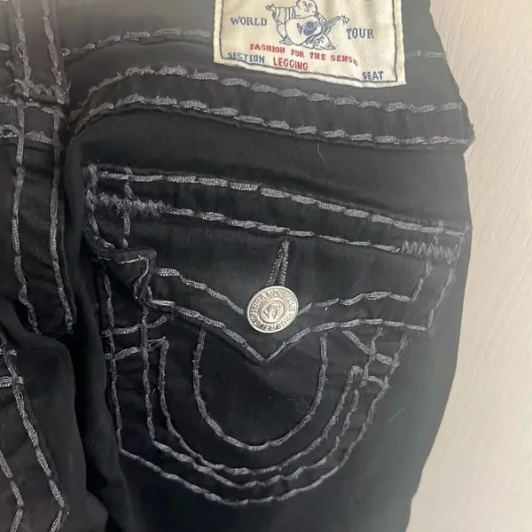 ✨True Religion Legging Sz 25 Black Jeans in Super Toxcont✨ - Image 8