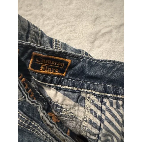 Rock Revival Jeans Womens Tag 28 X 31 Inseam Adele Easy Boot Blue Cowgirl - Image 6