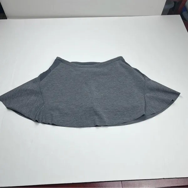 Athleta Womens Match Point Skort Size XS Heathered Gray‎ Stretch Athletic *FLAW - Image 3