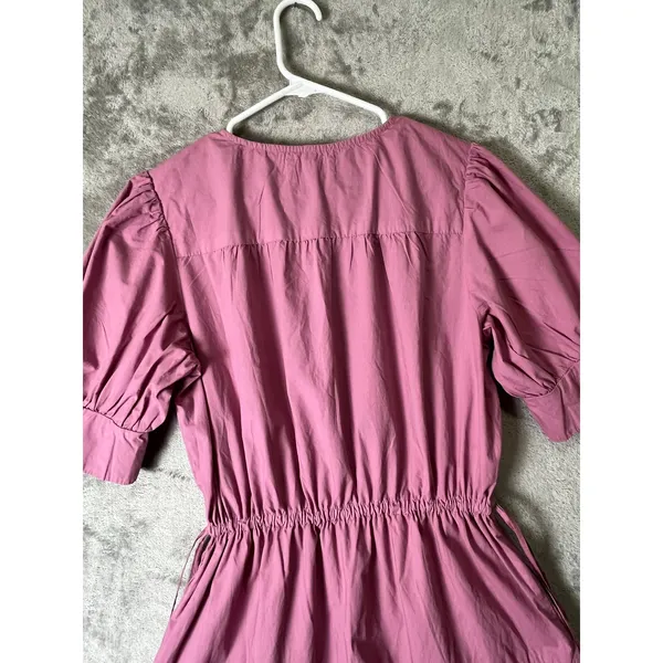 Velvet‎ By Graham & Spencer Lianna Puff Sleeve Midi Dress Romantic Cottagecore M - Image 4