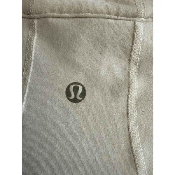 Lululemon Define Jacket Cream Off White Full Zip Slim Fit Yoga Track Jacket - Image 5