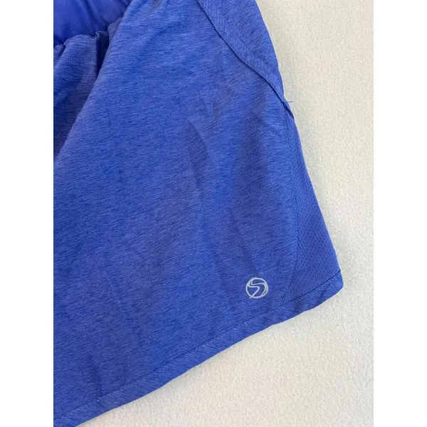 SENDARA Women's Athletic Running Shorts Sz-L Blue Running - Image 4
