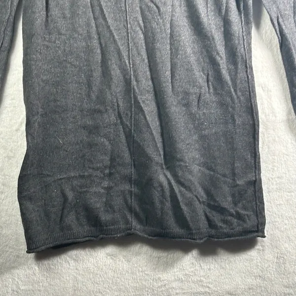 American Eagle Outfitters Gray Long Sleeve Scoop Neck‎ Top Women M Medium - Image 10