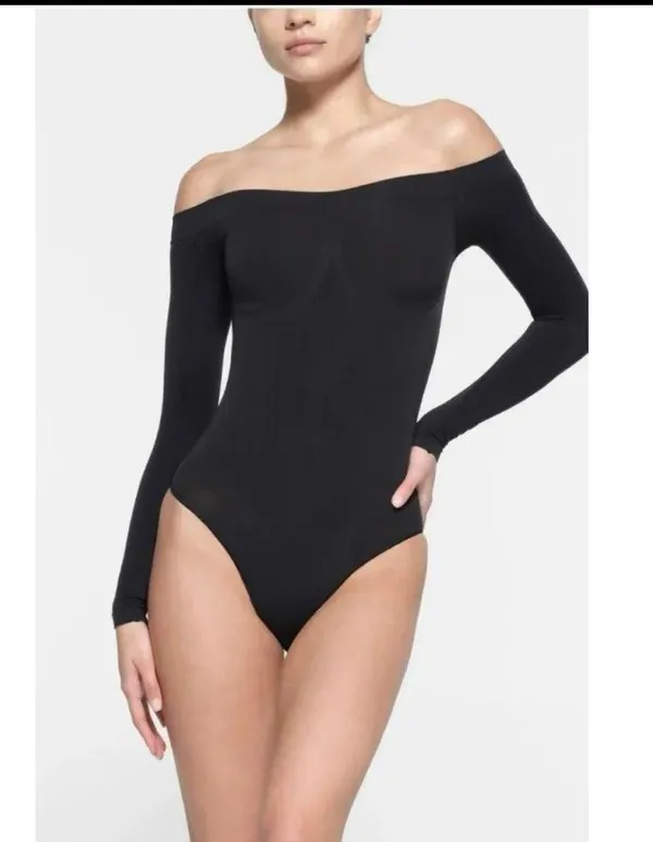New without Tags Skims Seamless Sculpt OFF THE SHOULDER BRIEF BODYSUIT SZ XS - Image 2