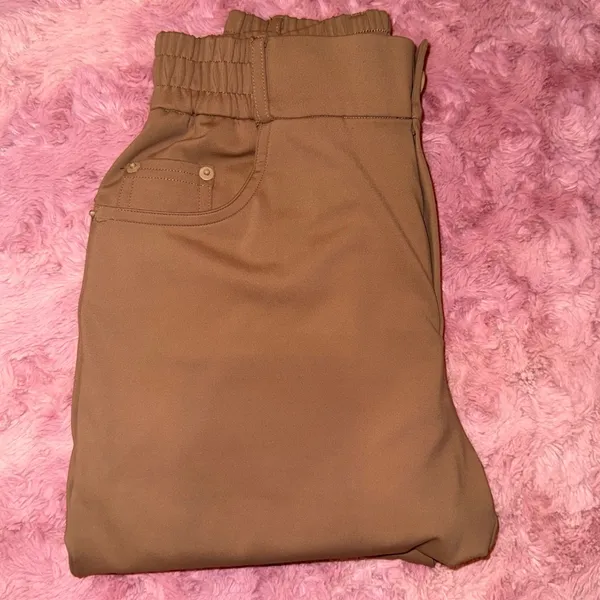 ZYIA Active Brown Athleisure Jogger Pants Size‎ XS Elastic Waist - Image 4