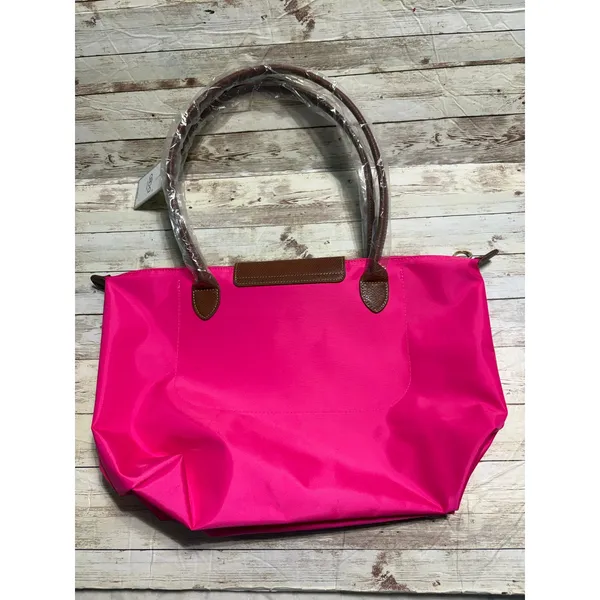 Source Unknown Nylon Hot Pink Tote Bag School Shoulder NWT - Image 2