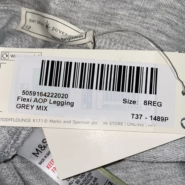 NWT M&S Day Dreams Duvet‎ Days Leopard Joggers Women's Size 8 Lounge Pants - Image 6