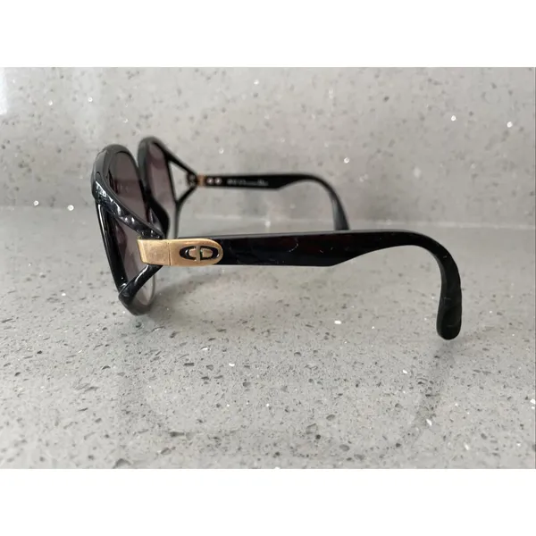 Christian Dior 2320-90 Eyeglasses Frames ONLY black oversized Made In Germany - Image 3