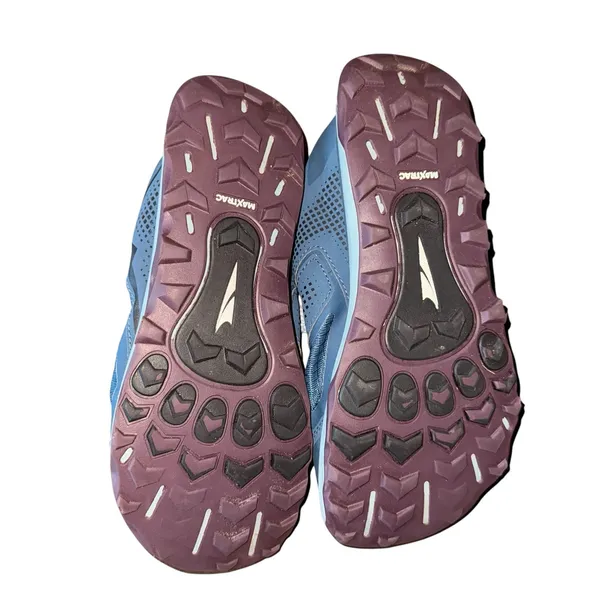 Altra Lone Peak 5 Majolica Blue Trail Running Shoes ALOA4VR7408 Womens 8 no sole - Image 5