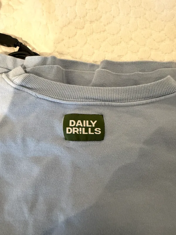 daily drills sweatshirt Blue - Image 2