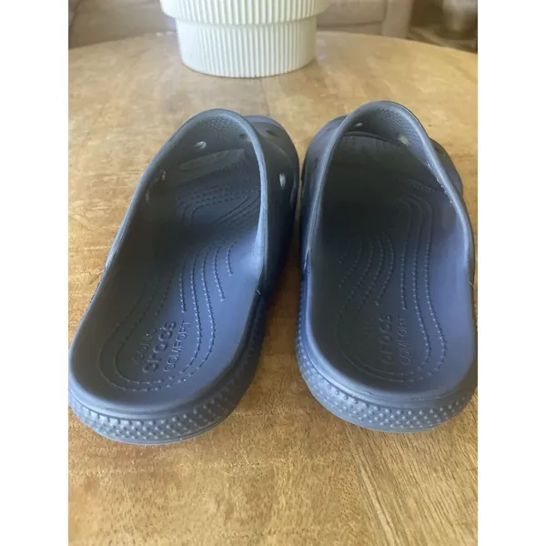 Crocs Classic Slide Sandals Blue Women’s Comfort Slip On Pool Shower Shoes - Image 3