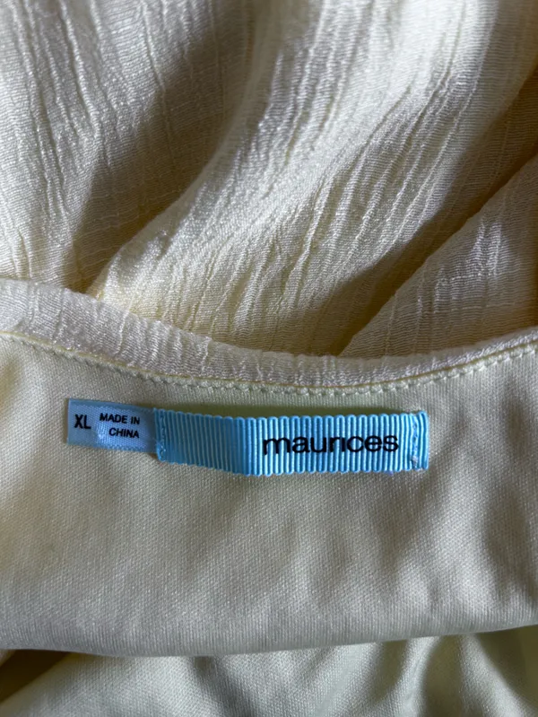 Maurice’s Ombré Yellow to Pink Sleeveless Gauzy Maxi Dress Size XL - Image 6