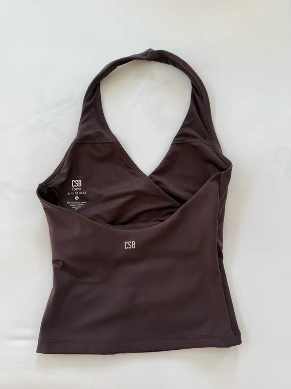 Set Active Crop Shop Boutique CSB Form Espresso Set - Image 4
