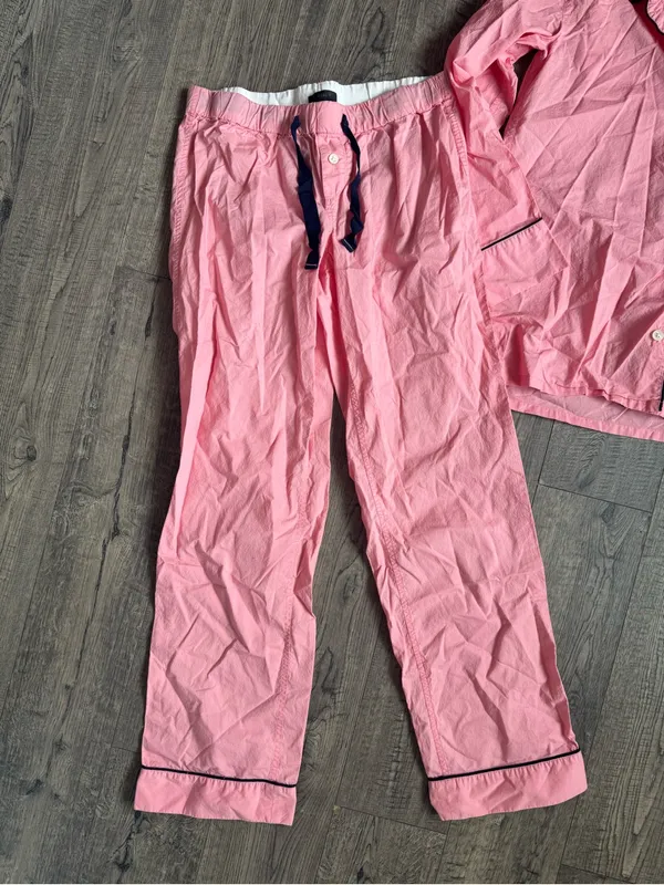 J. Crew Vintage Pajama Set- Cool Pink- Size XS - Image 4
