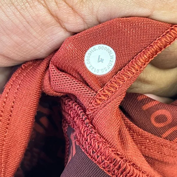 Lululemon Energy Bra High Neck Longline Ombré Red Multi 4 women - Image 5