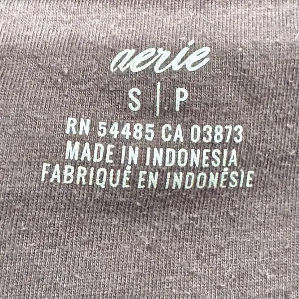 Aerie Brown Sherpa Pullover Sweatshirt Women’s Small - Image 2