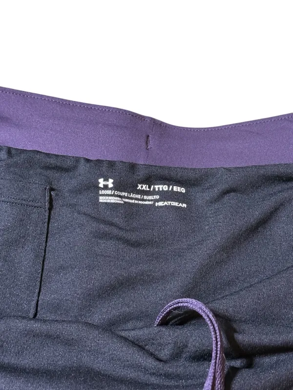 NWT Women Under Armour Fly By Shorts 2.0 size XXL Tux Purple - Image 2
