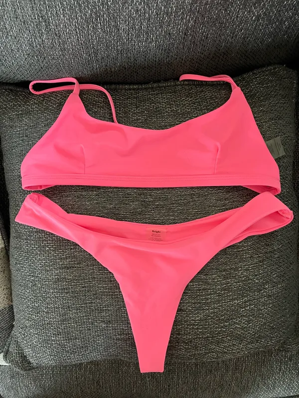 Bright Swimwear Bikini Set Pink - Image 2