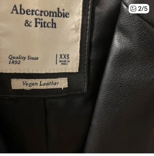 Abercrombie Vegan leather Blazer - Image 2
