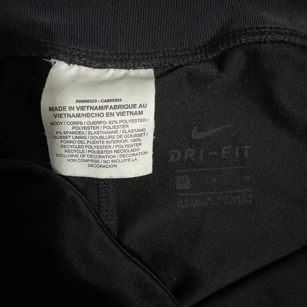 Nike Dri Fit‎ Size Medium Cropped Stretchy Leggings Womens Athletic Drawnstring - Image 7