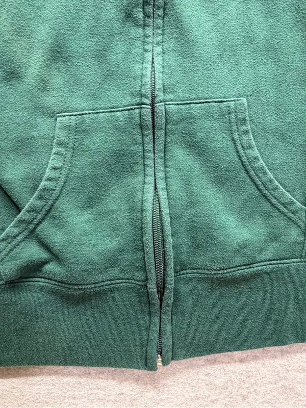 Green Bay Packers Women’s Full Zip Hoodie Green NFL Approx Large - Image 5