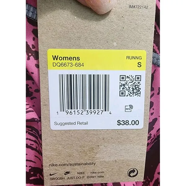 Nike Women's Size S Dri-Fit Short Pink‎ Tie Dye - Image 6