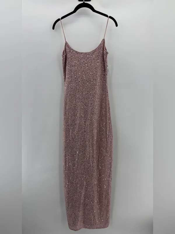 Lovers & Friends Bria Sequin Maxi Dress Baby Pink - Image 6