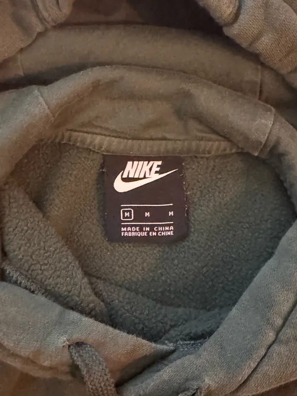 Nike Hoodie Sweatshirt Green - Image 2