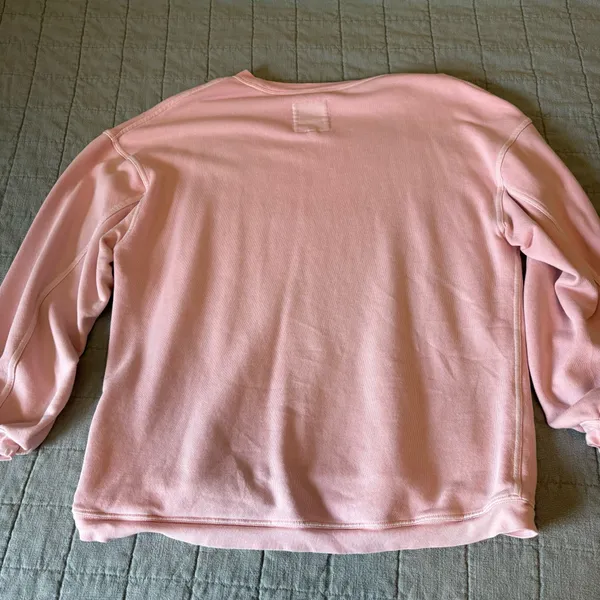Aerie Pink Crewneck Sweatshirt Oversized - Image 3