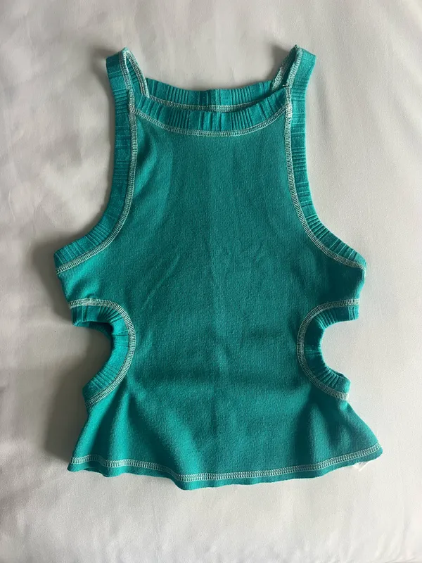 Urban Outfitters Blue Tank Top - Image 2