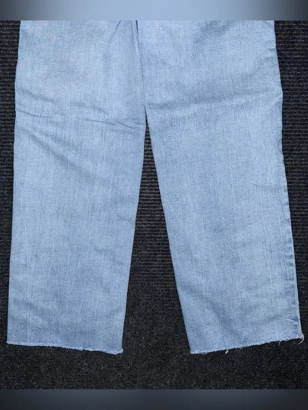 Buckle Black Fit No 23 Cropped Wide Leg Jeans Sz 24 x 27 Light Wash BBX1004A - Image 6