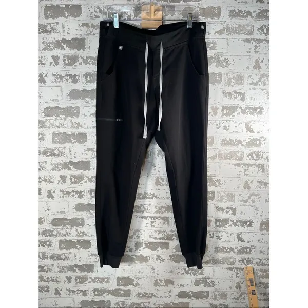 Figs | women black scrub pant joggers - Image 6