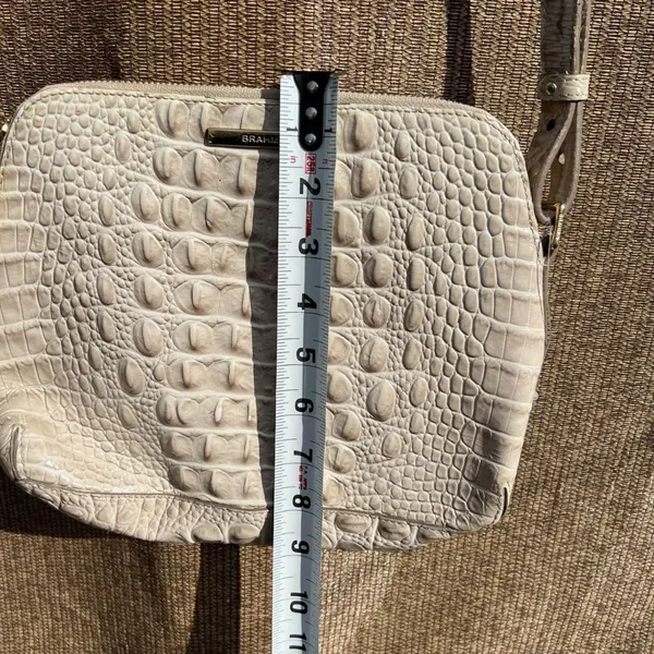 Brahmin Mini Sydney Pumice Melbourne Leather Bag shoulder Purse Authentic - Image 6