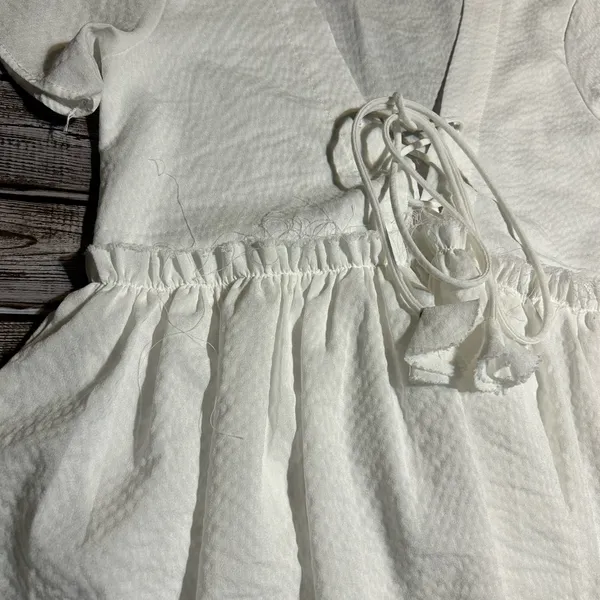 Hazel White Mini Rush Preference Dress Size Small - Image 4