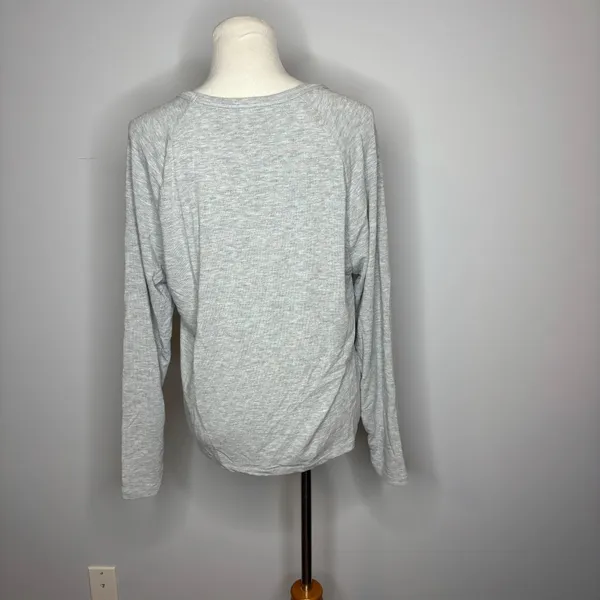 Wilfred Free - Grey Heather Long Sleeve Top - Image 3