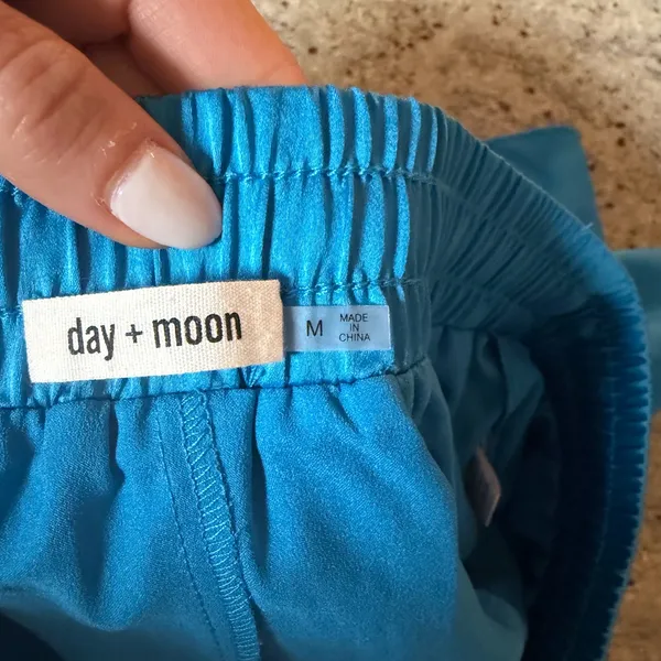 Day + Moon Blue Ruffled Mini Skirt Size M Boutique - Image 5