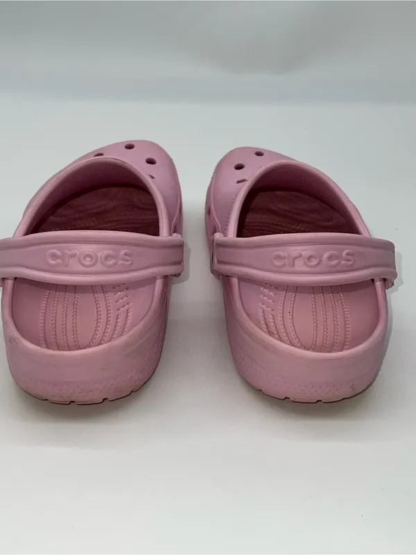 Classic Crocs Women's Taffy Pink Croslite Clog with Teal Hang Loose Jibbitz-Sz 8 - Image 8