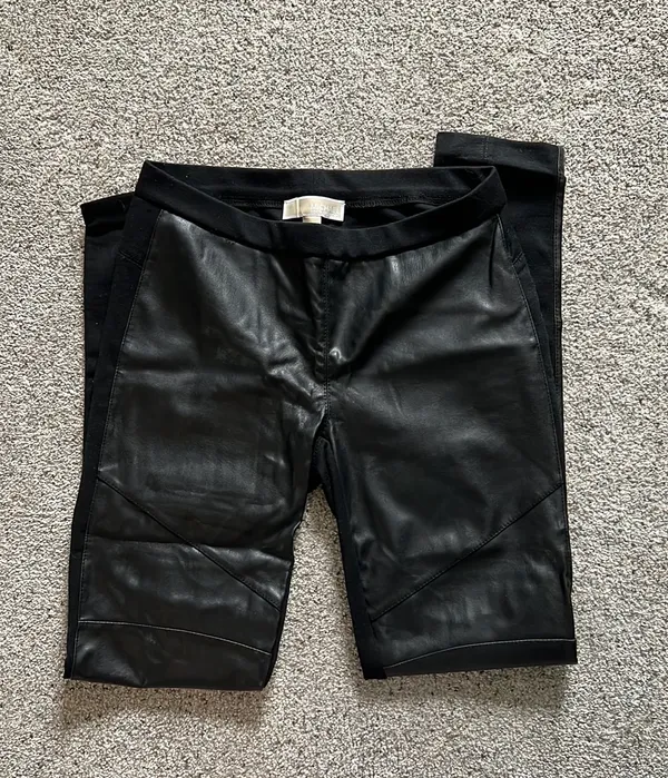 Michael Kors Leather Leggings - Image 2