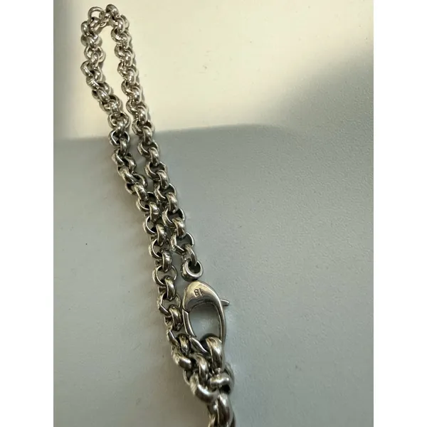 $599 Rare Authentic Gucci Sterling Silver Heart Charm Bracelet‎ - Image 10